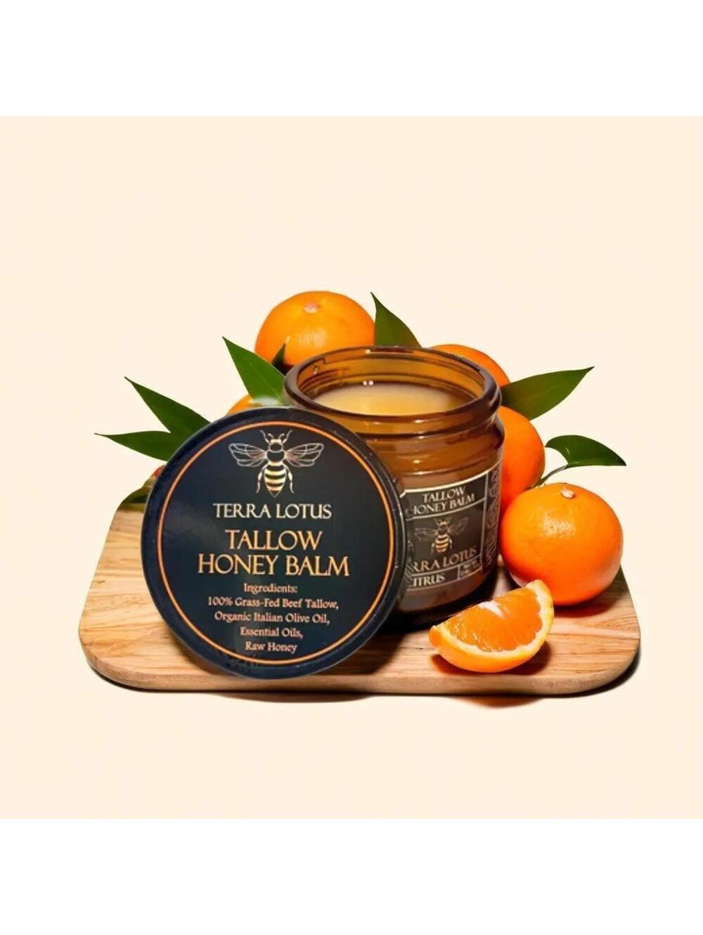 Terra Lotus Tallow Balm Grass-Fed Whipped Face Body Clean Skincare